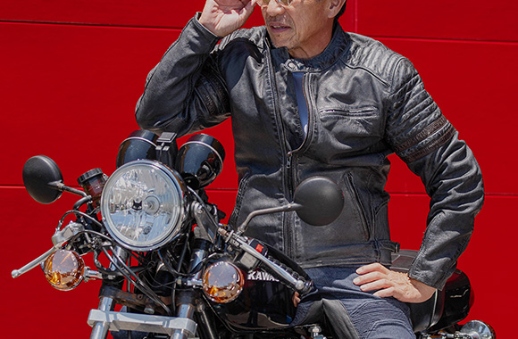 【値下！】バイク用　レザージャケット　ダブル　ライダースジャケット DEGNER バイク用レザージャケット 牛革 カウ ライダース